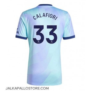 Arsenal Riccardo Calafiori #33 Kolmaspaita 2024-25 Lyhythihainen